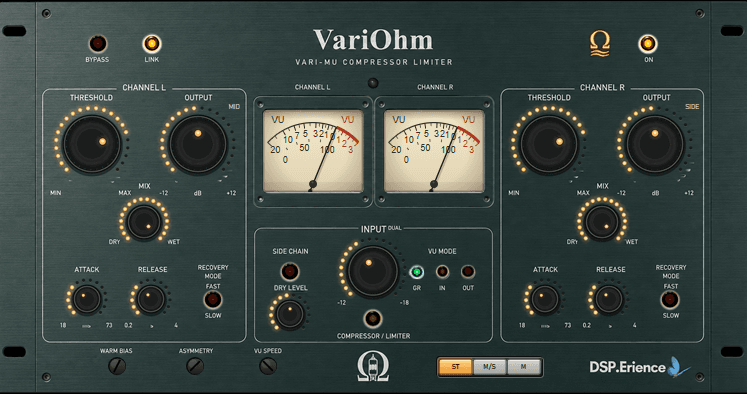 VariOhm en el DAW