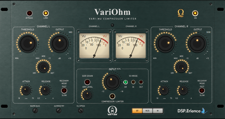 VariOhm en el DAW